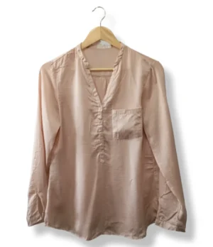 Blusa Coco Nut satinada rosa – Talla M