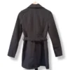 Trench negro Sebby Collection, talla S