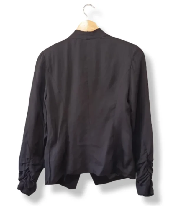 pixelcut-export-1757571044525 Blazer negro Forever 21, talla 38