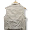 Chaleco blanco sin mangas Malabar – Talla L