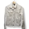 Chaqueta denim blanca Baccini – Talla S