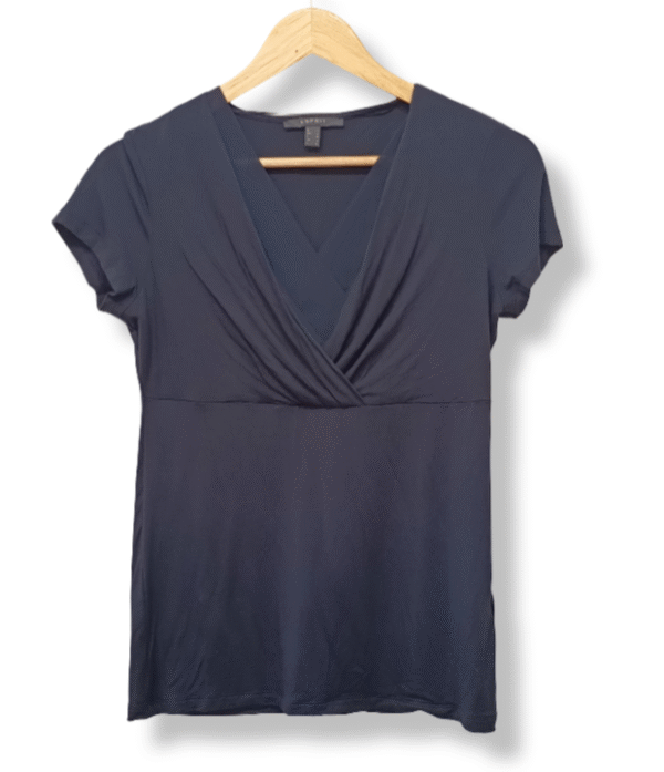 Polera Esprit azul talla S