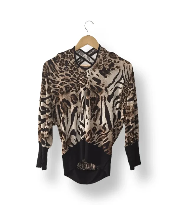 IMG_20251021_161932 Polera animal print Made in Italy – Talla M