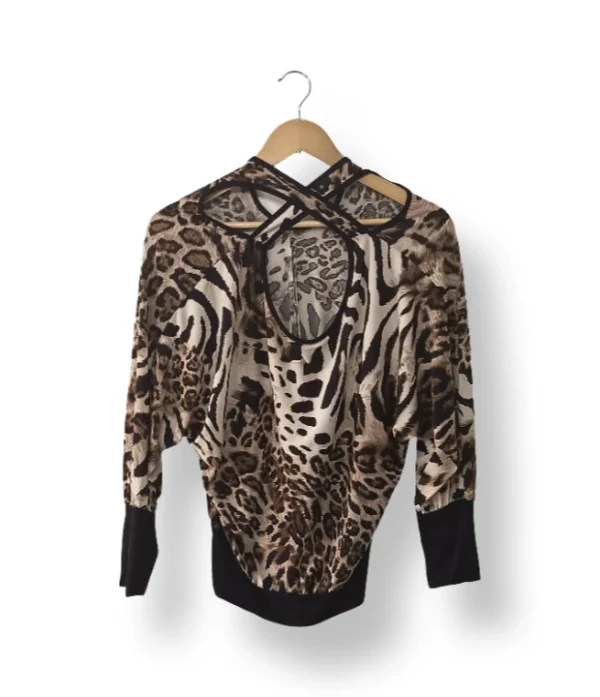 IMG_20251021_161942 Polera animal print Made in Italy – Talla M