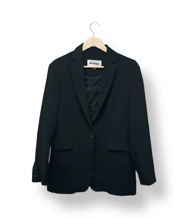 IMG_20251021_174808 Blazer negro clásico El Corte Inglés (Talla 36)