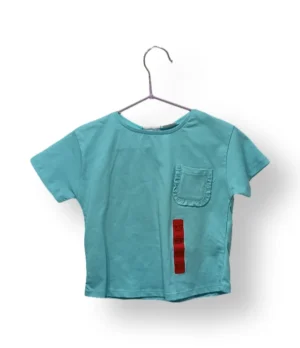 IMG_20251021_184556 Polera ZARA Baby turquesa talla 9-12 meses (nueva con etiqueta)