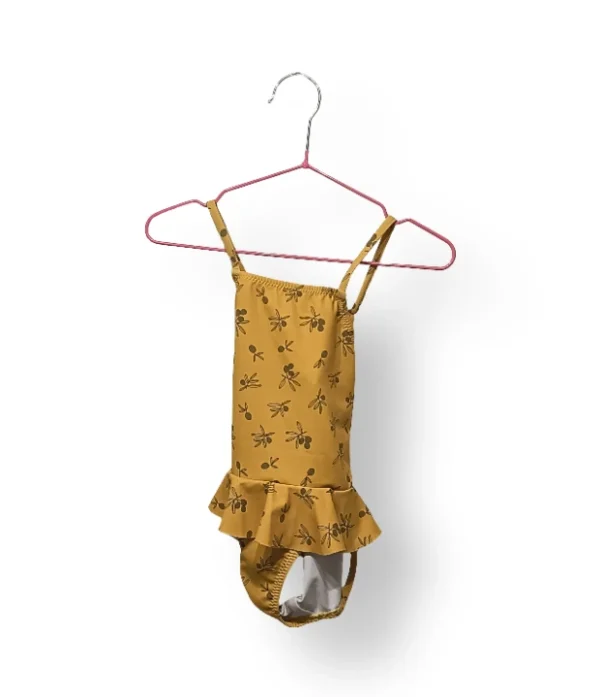 IMG_20251021_185233 Traje de baño ZARA amarillo con volantes talla 2-3 años (nuevo)
