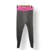Calza PINK gris con pretina rosada