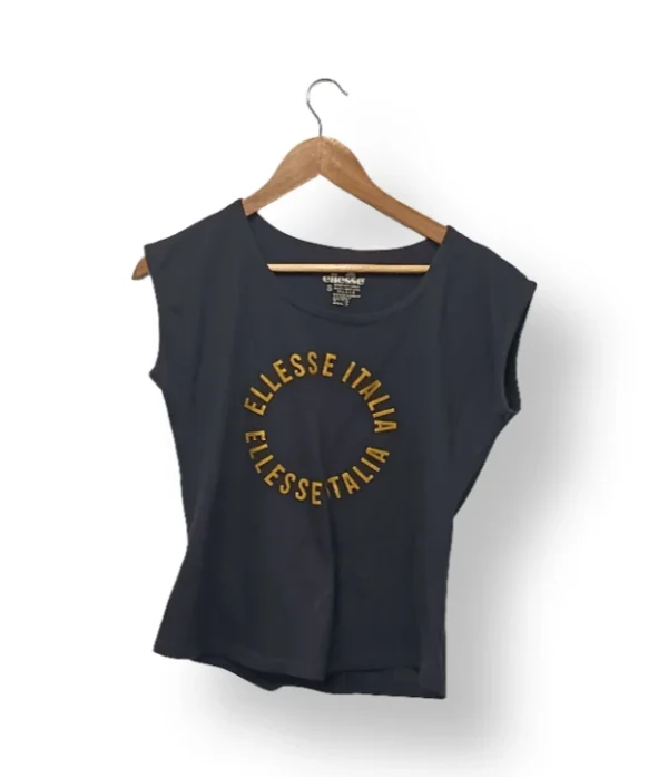 Polera Ellesse Italia negra Talla - S