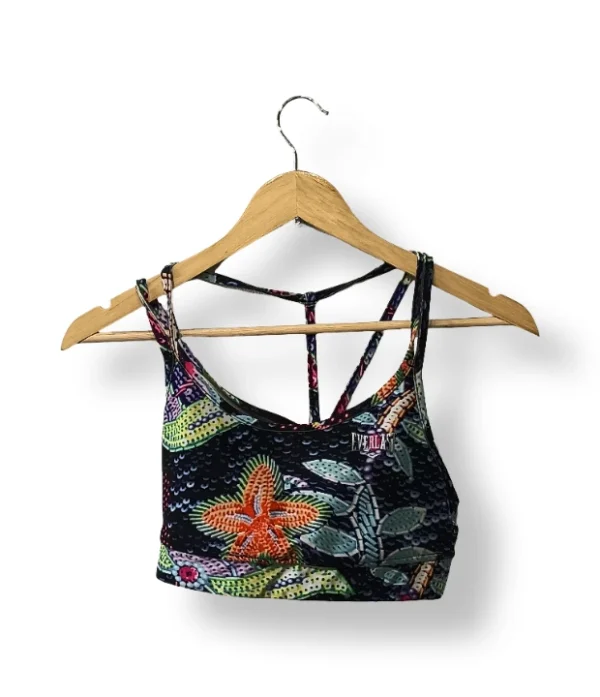Top deportivo estampado floral Everlast – Talla S