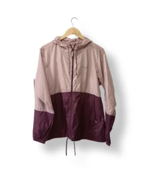 IMG_20251022_174555 Cortaviento Columbia bicolor rosado y burdeo-Talla M/L