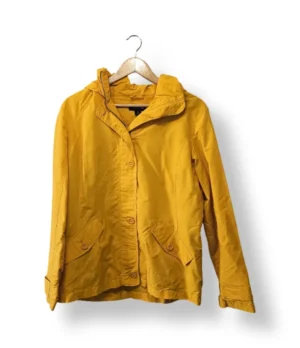 Chaqueta impermeable amarilla Lands’ End – Talla M