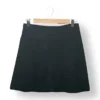 Falda negra Promod tipo gamuza-Talla S