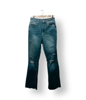 Jeans acampanados rasgados Forever 21-Talla 36