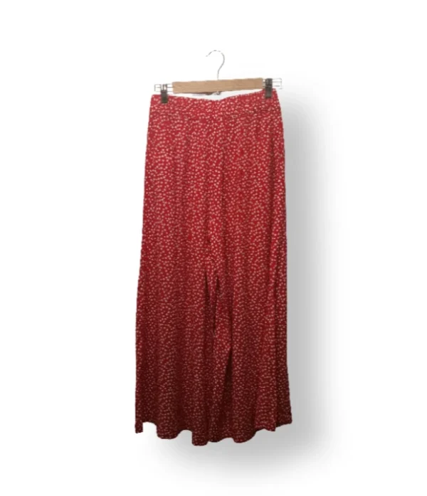 Pantalón palazzo rojo Sybilla-Talla S