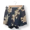 Short floral azul marino- Talla S