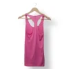Top deportivo rosado sin mangas-Talla S