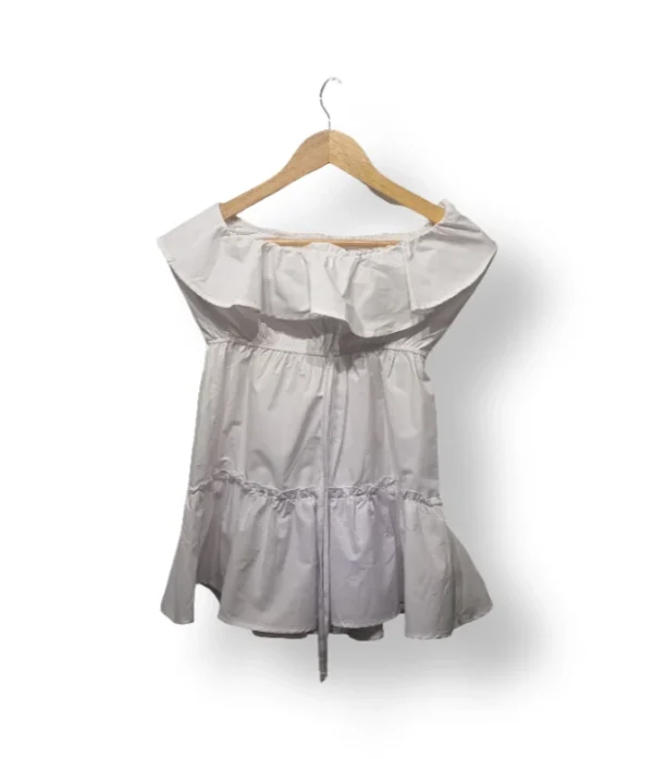 Enterito Short Strapless Blanco (Talla S) 