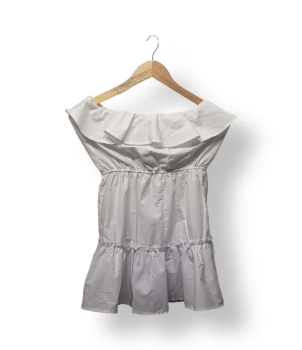 Enterito Short Strapless Blanco (Talla S) 