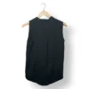 Blusa negra Basement cruzada – Talla S