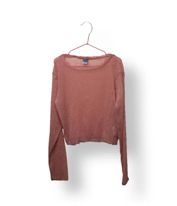IMG_20251116_224514 Polera rosa Old Navy con brillo – Talla 10-12 años