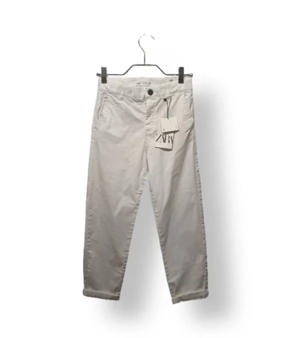 Pantalón Blanco Zara – Talla 6 Años