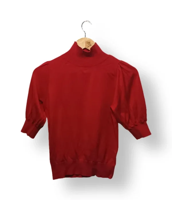 Sweater rojo manga globo Nicopoly – Talla S