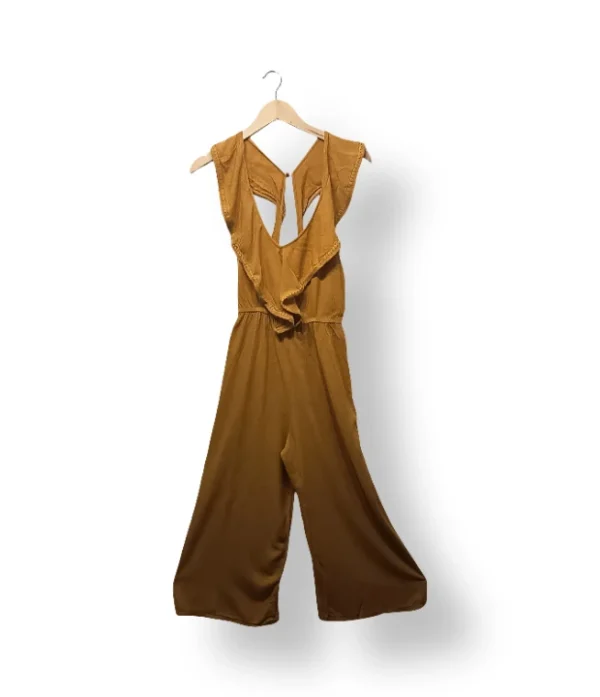 Enterito  mostaza con volantes Xhilaration – Talla S/M