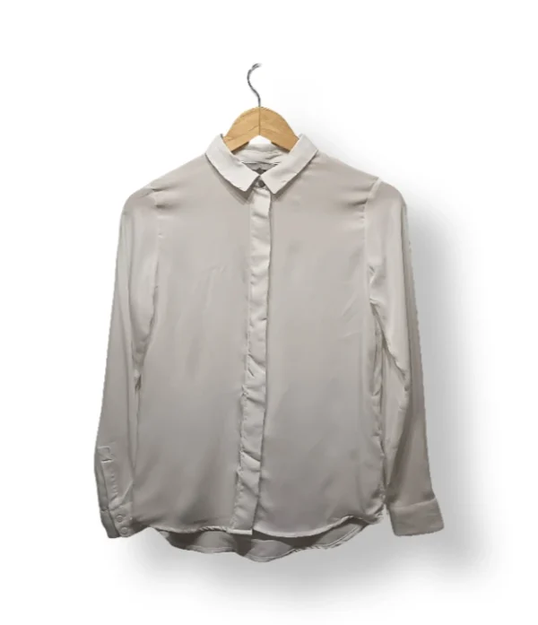 Blusa blanca clásica H&M – Talla S/M