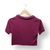 1000046981 (1) Polera Crop Morada con Cierre – Talla S