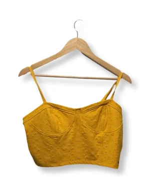 Top Bordado Amarillo Ralph Lauren – Talla L (NUEVO CON ETIQUETA)