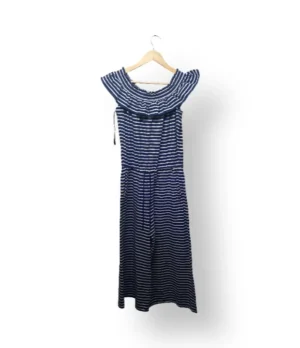Enterito Rayado Azul/Blanco Ralph Lauren (Talla M)