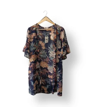1000047047 Kimono Estampado Floral Nicopoly – Talla M/L (Nuevo con Etiqueta)