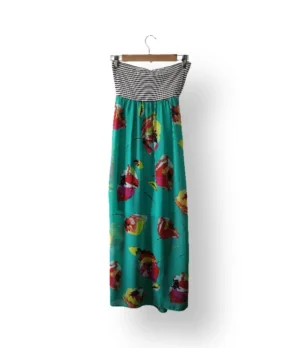 Vestido strapless estampado Xhilaration talla S
