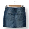 Falda denim azul con botones frontales – Esmara, Talla 36/38
