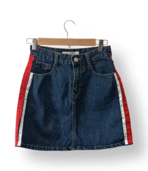 Falda denim deportiva Stradivarius – Talla XS