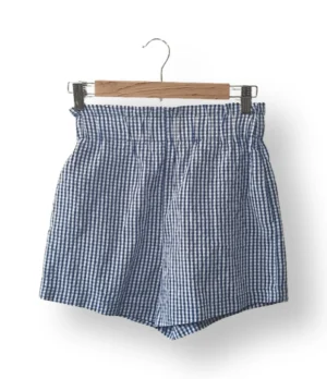 IMG_20251201_134044 Short MONKI estilo gingham azul – Talla XS