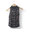 Blusa Tally Weijl floral sin mangas – Talla XS