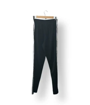 Pantalón deportivo negro con franjas – Talla S
