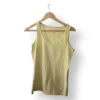 Polera sin mangas Inspired by Simplicity – Amarillo pastel -Talla  S/M